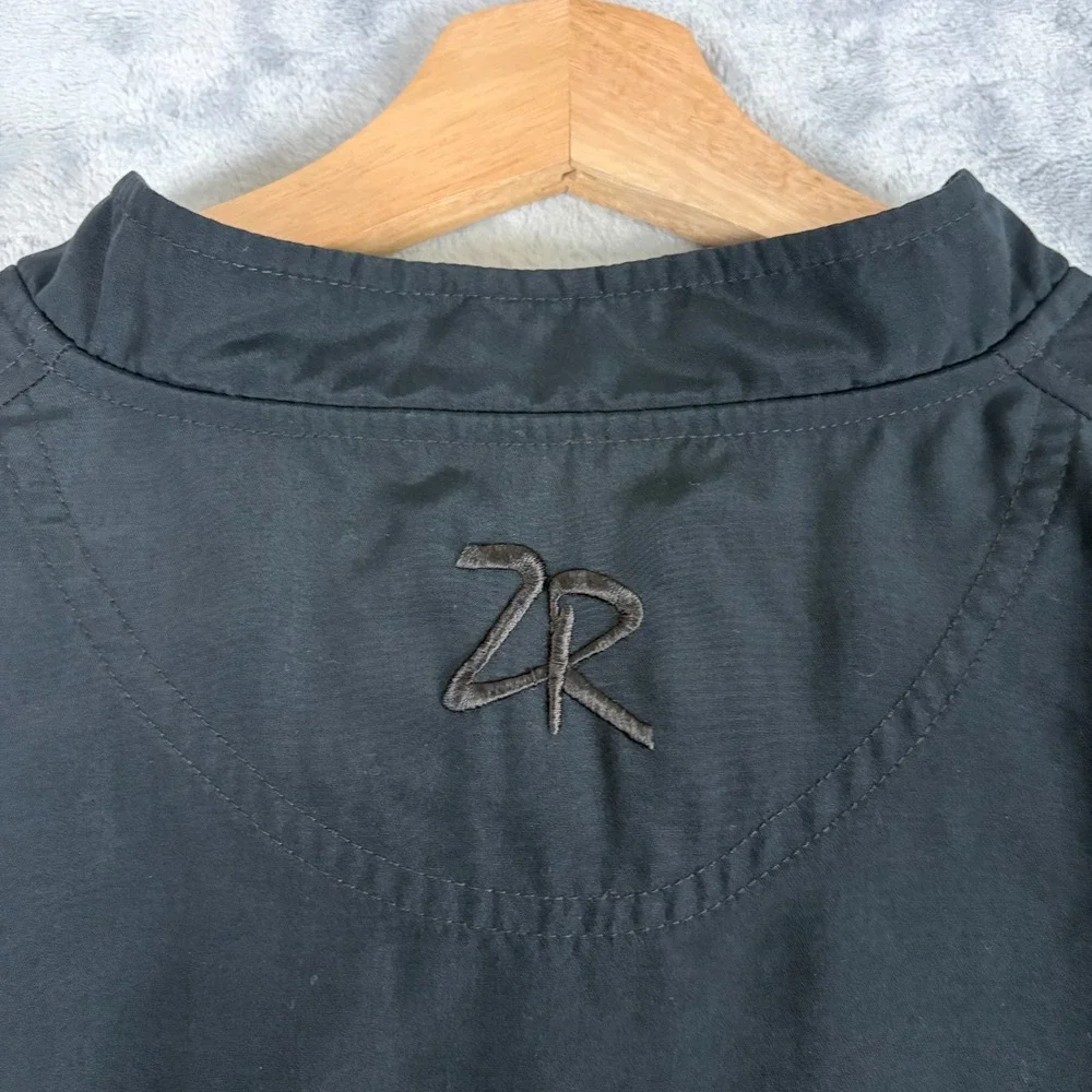 Vtg Zero Restriction Golf Vest Dayton CC Logo Mens Large Quarter Snap USA